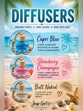 Scented Hanging Car Diffuser